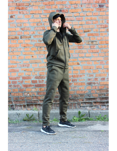 Мужской спортивный костюм "Baza" флис Khaki