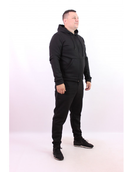Мужской спортивный костюм "Baza" флис Black
