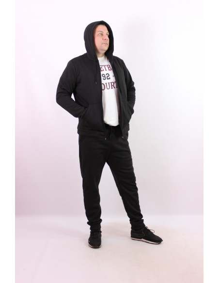Мужской спортивный костюм "Baza" флис Black