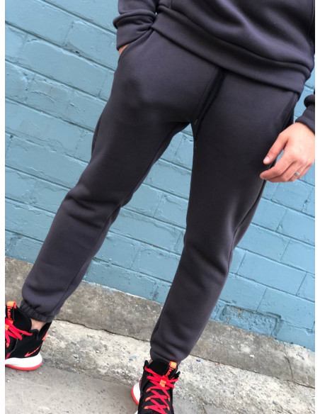 Мужской спортивный костюм Reglan трехнитка на флисе серый