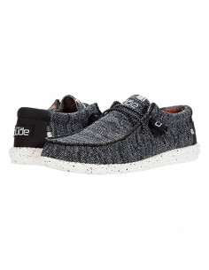 Мужские мокасины Hey Dude Wally Sox Black White 110354912 2