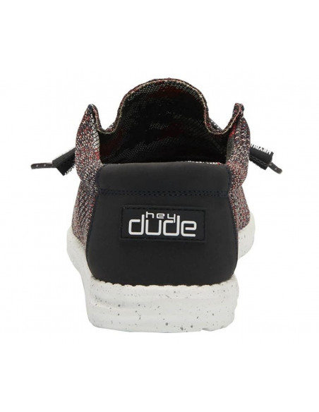 Мужские мокасины Hey Dude Wally Sox Gargoyle Red 110356835