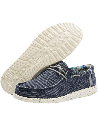 Мужские мокасины Hey Dude Wally Sox Kite Navy 110062545