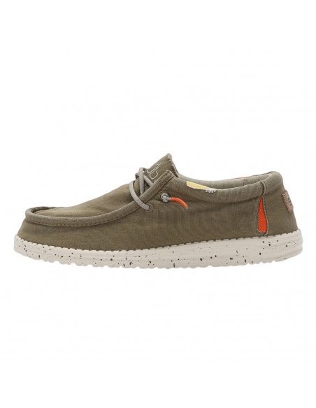 Мужские мокасины Hey Dude Wally Washed Kalamata 111528330