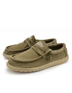 Мужские мокасины Hey Dude Wally Washed Sage 111528400 2