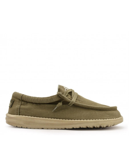 Мужские мокасины Hey Dude Wally Washed Sage 111528400