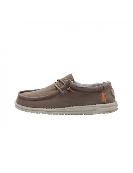 Мужские мокасины Hey Dude Wally Washed Walnut 111520551