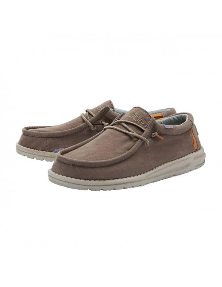 Мужские мокасины Hey Dude Wally Washed Walnut 111520551