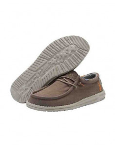 Мужские мокасины Hey Dude Wally Washed Walnut 111520551