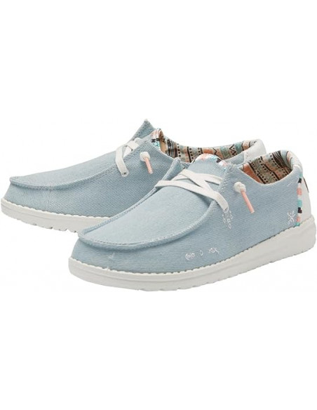 Мокасины женские Hey Dude Wendy BOHO Light Denim 121412412
