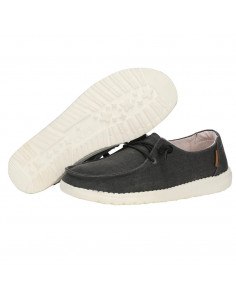 Мокасины женские Hey Dude Wendy Chambray Off Black 121414949
