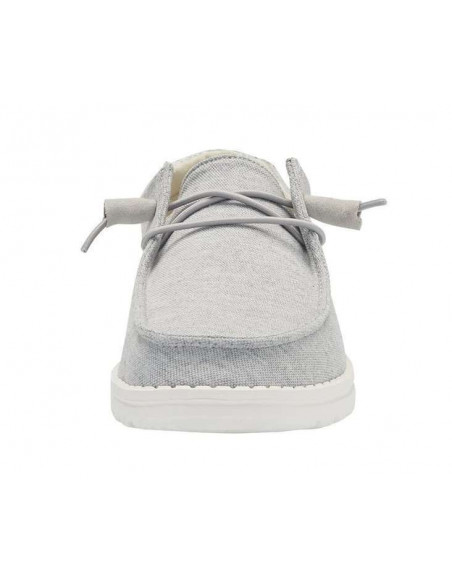 Мокасины женские Hey Dude Wendy Stretch Fleece Glacier Grey 121413220
