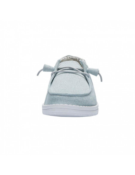 Мокасины женские Hey Dude Wendy Stretch Sparkling Sky Blue 121412137