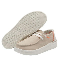 Мокасины женские Hey Dude Wendy Rise Chambray Sandshell 121940407