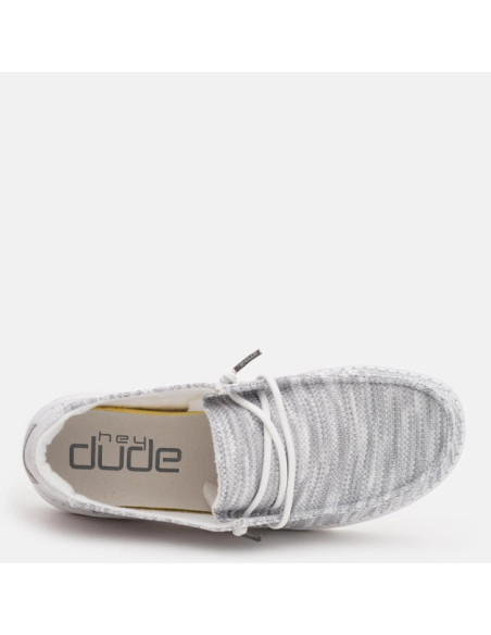 Мокасины женские Hey Dude Wendy Sox Glacier Grey 121922672