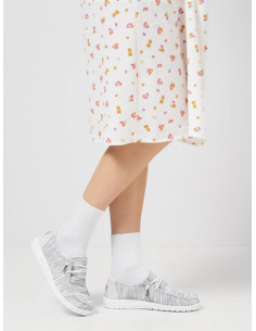 Мокасины женские Hey Dude Wendy Sox Glacier Grey 121922672 2