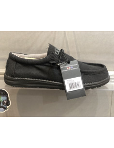 Мокасины Hey Dude Wally Jet Black 110354935