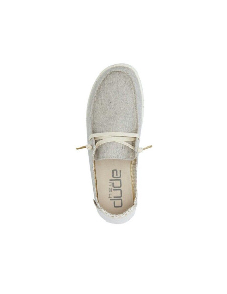 Мокасины женские Hey Dude Wendy Chambray Sparkling Beige 121410547