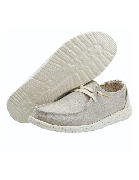 Мокасины женские Hey Dude Wendy Chambray Sparkling Beige 121410547