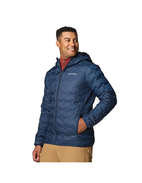 Мужской пуховик Columbia Omni-Heat Delta Ridge II Down Hooded Jacket WO6610-464