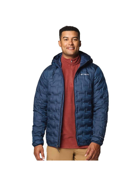 Мужской пуховик Columbia Omni-Heat Delta Ridge II Down Hooded Jacket WO6610-464