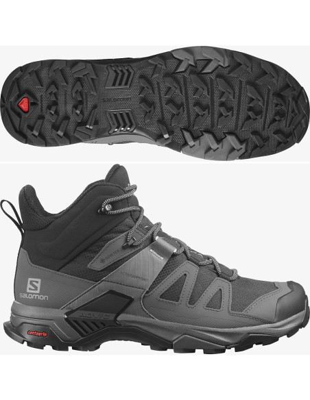 Ботинки Salomon X Ultra Mid 4 Wide GTX Black 412946