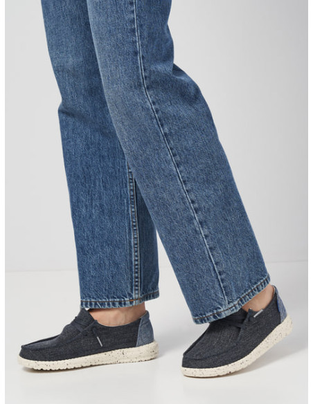 Мокасины женские Hey Dude Wendy Chambray Sparkling Blue 121412666