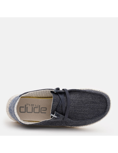 Мокасины женские Hey Dude Wendy Chambray Sparkling Blue 121412666