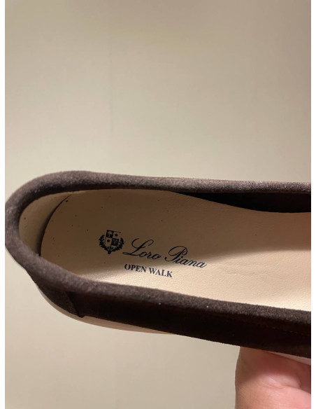 Женские лоферы Loro Piana Brown