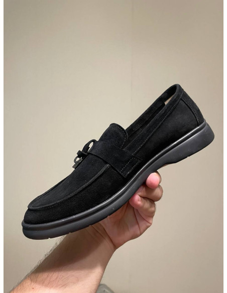 Женские лоферы Loro Piana Black
