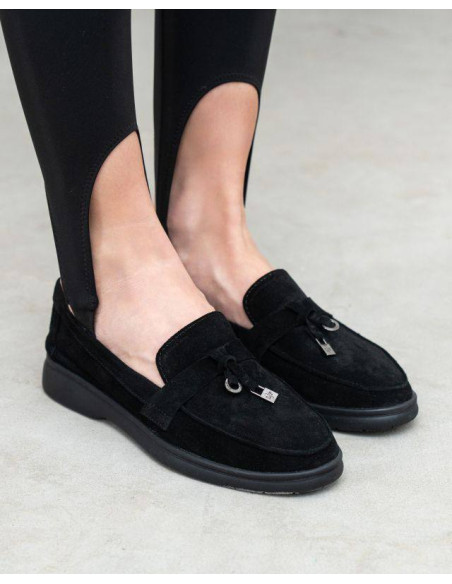 Женские лоферы Loro Piana Black