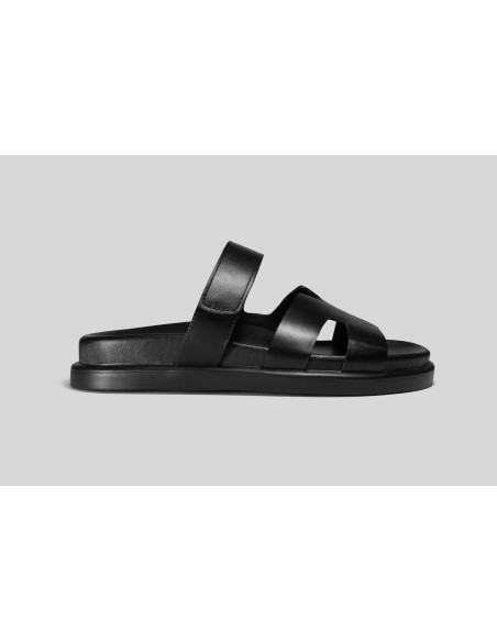Женские шлепанцы HERMES Slippers Total Black