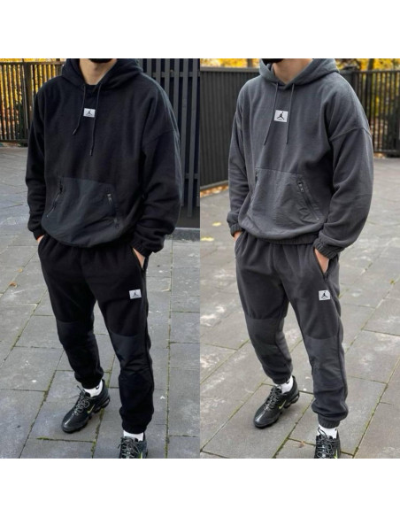 Мужской спортивный костюм Jordan Flight Polar Fleece Black