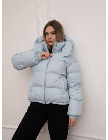 Женская короткая весенняя куртка SELIN Blue - матовый