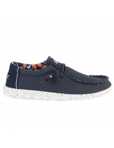 Мужские мокасины Hey Dude Wally Sox Blue Multi 110352611