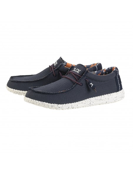 Мужские мокасины Hey Dude Wally Sox Blue Multi 110352611