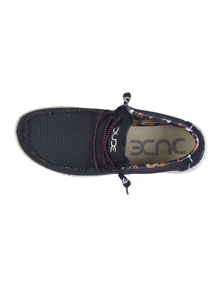 Мужские мокасины Hey Dude Wally Sox Blue Multi 110352611