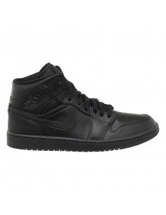 Air Jordan 1 Mid Triple Black 554724-091