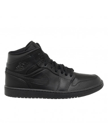 Air Jordan 1 Mid Triple Black 554724-091