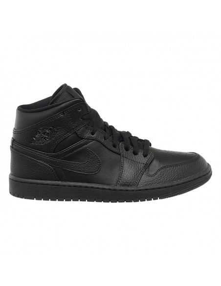 Air Jordan 1 Mid Triple Black 554724-091