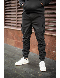 Мужские штаны Карго SoftShell Extrime Black 2