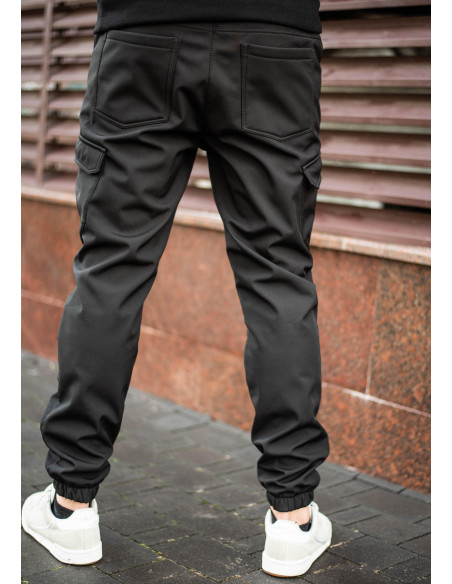 Мужские штаны Карго SoftShell Extrime Black