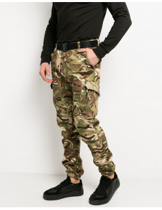 Штаны мужские тактические Softshell Extrime Multicam карго брюки зимние на флисе мультикам