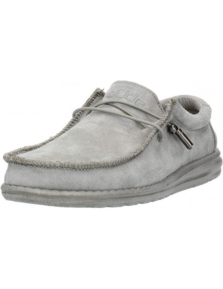 Мокасины Hey Dude Wally Suede Charcoal 150204003