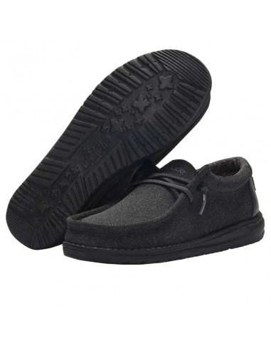 Мокасины Hey Dude Wally Sox Micro Total Black 150204942