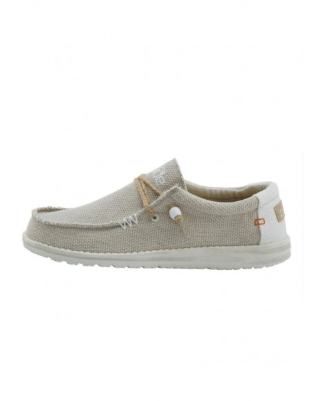 Мокасины Hey Dude Wally Braided Off-White 110620128