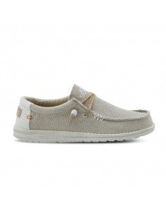 Мокасины Hey Dude Wally Braided Off-White 110620128
