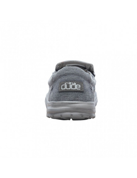 Мокасины Hey Dude Mikka Washed Stretch Carbon 150304310