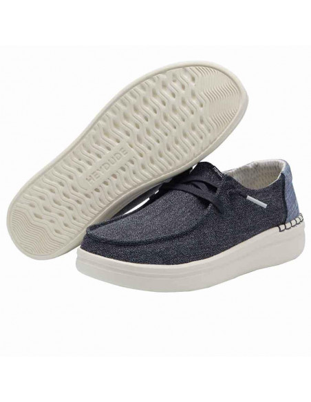 Мокасины женские Hey Dude Wendy Rise Chambray 121942645