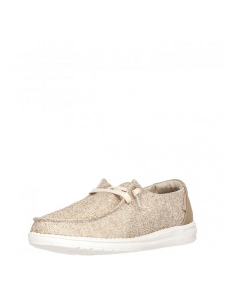 Мокасины женские Hey Dude Wendy Sparkling Beige121410532